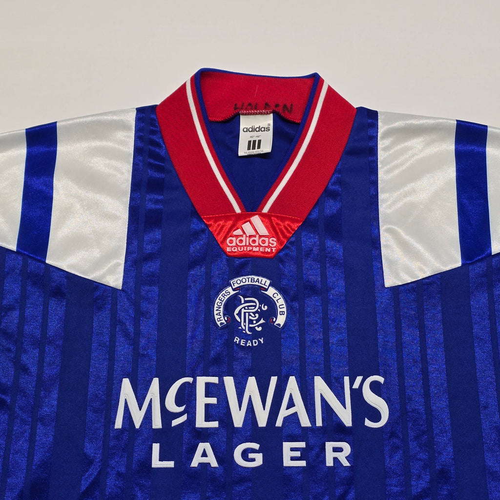 Glasgow Rangers 1992-94 Home Shirt - 40"-42"(Large)