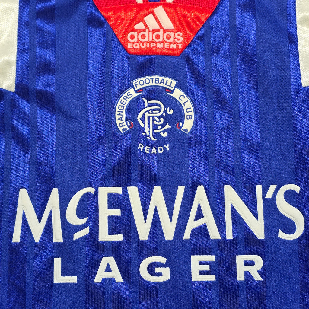 Glasgow Rangers 1992-94 Home Shirt - 40"-42"(Large)