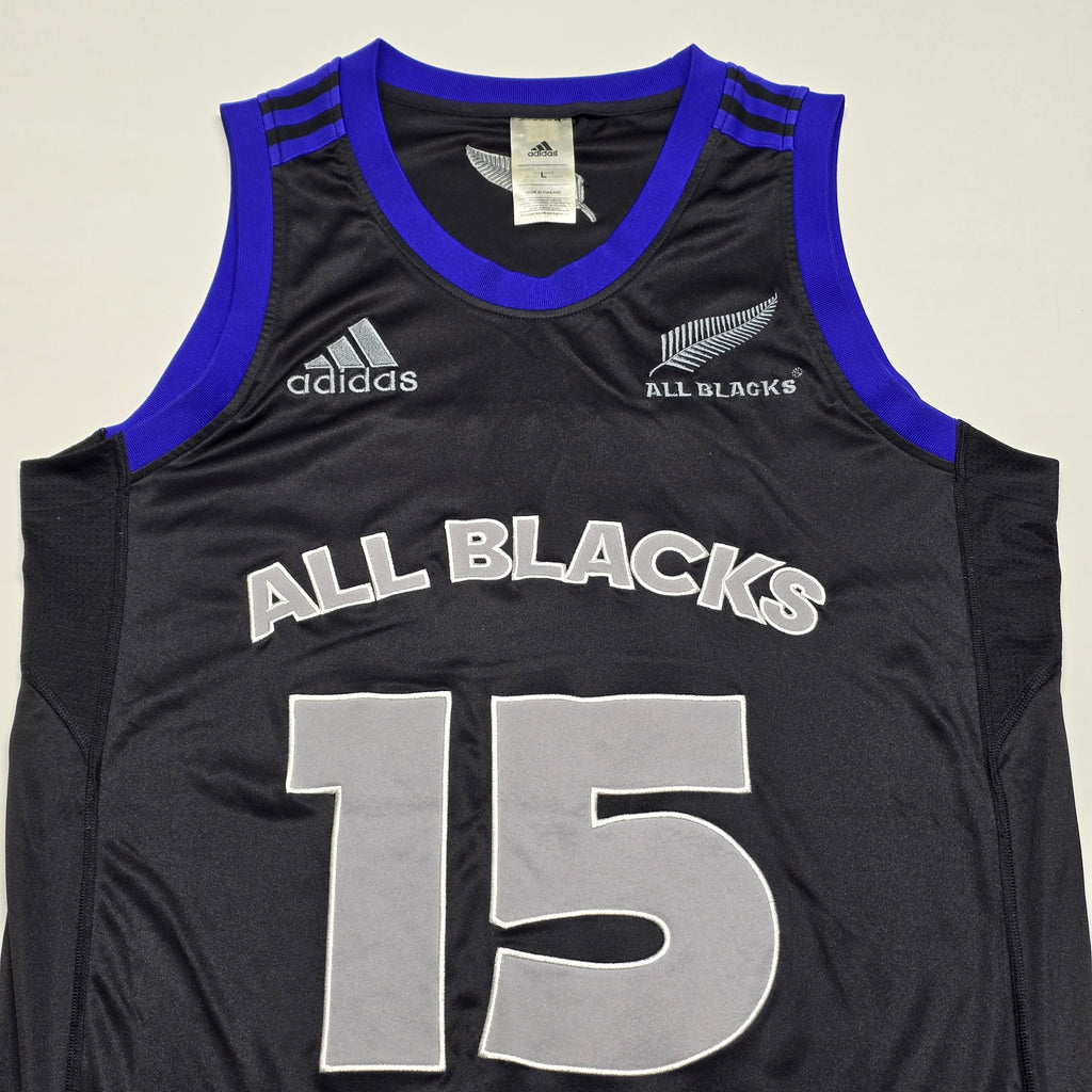 All Blacks Basketball Singlet - Large