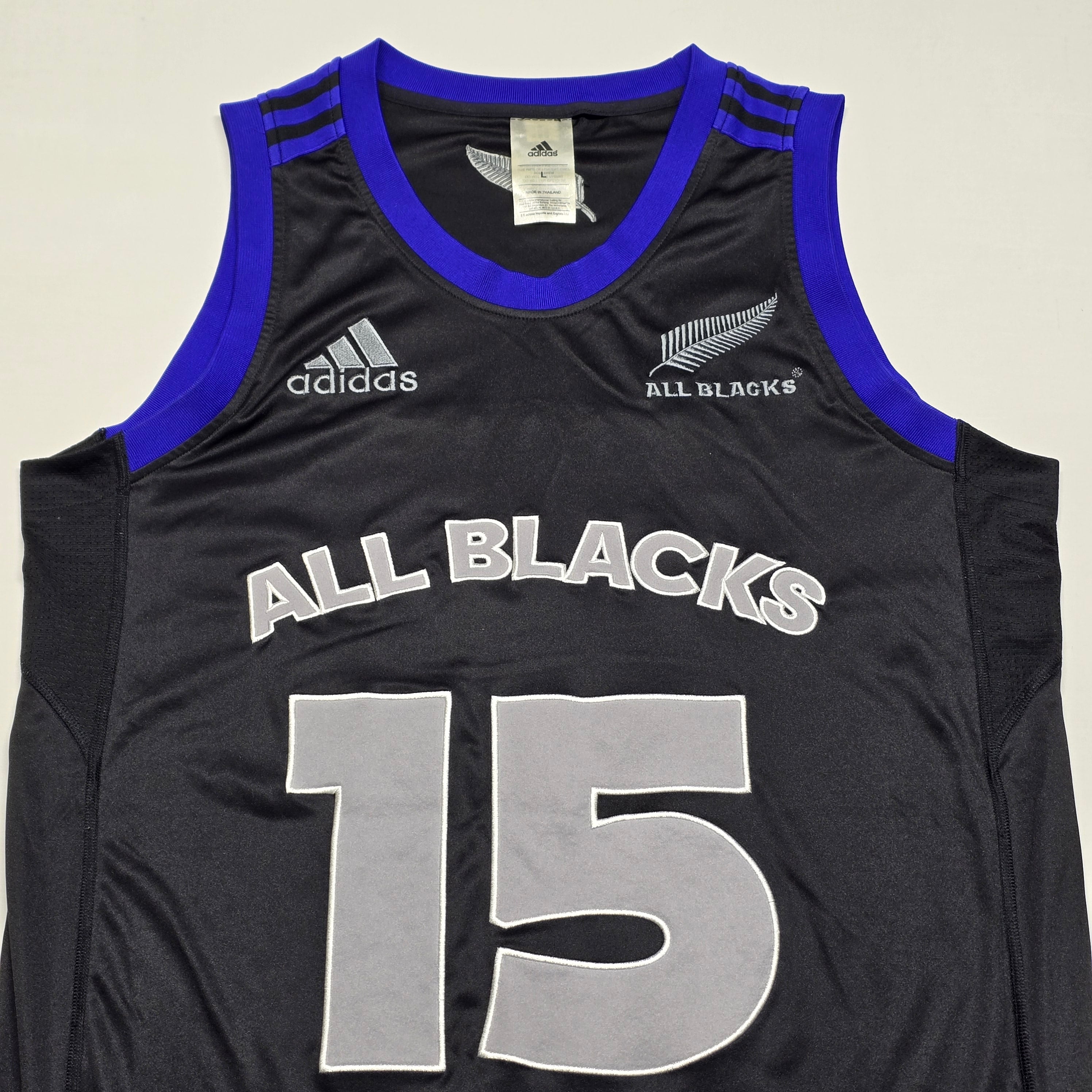 All Blacks Basketball Singlet - Large