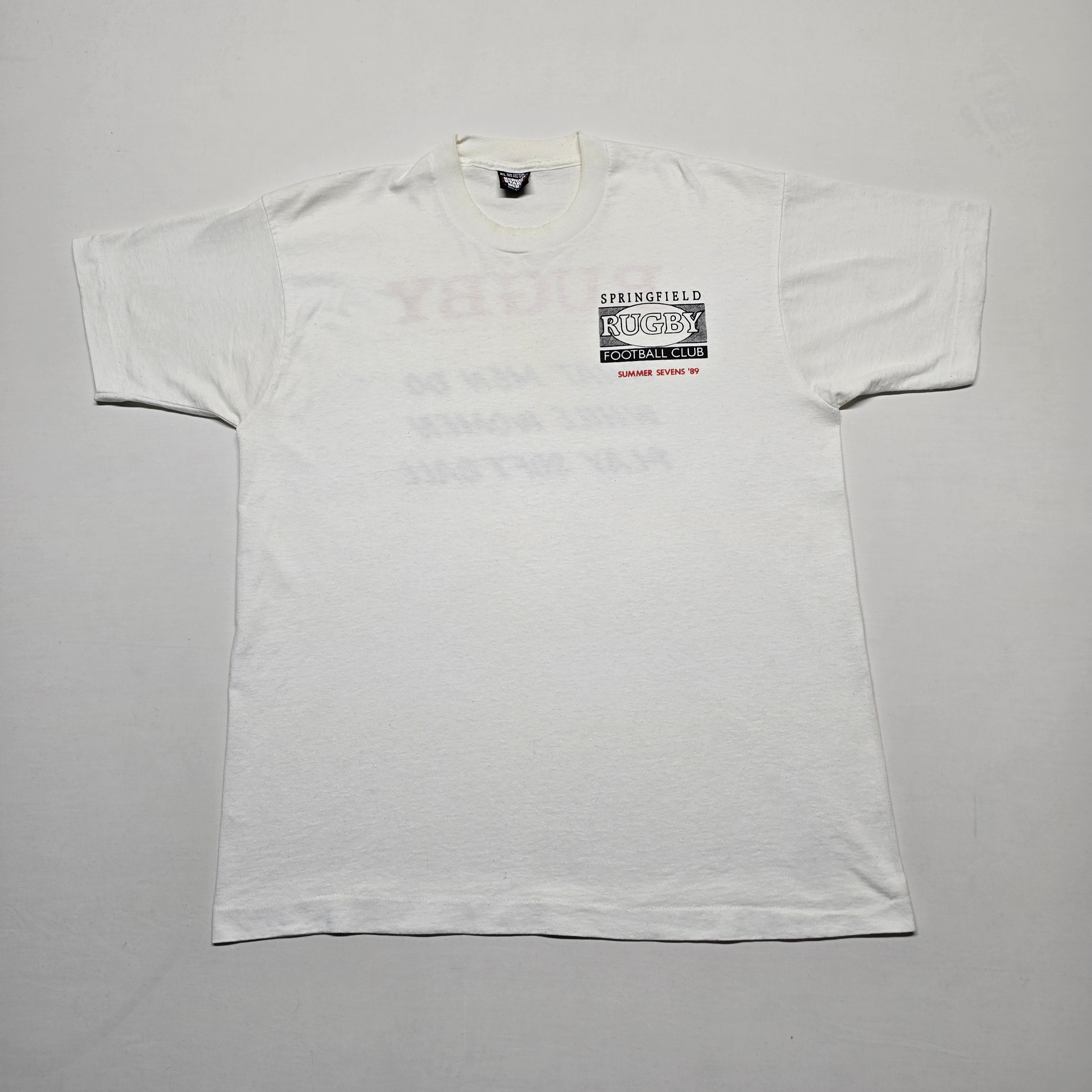 Vintage Springfield RFC 1989 T-shirt - "XL" (Large)