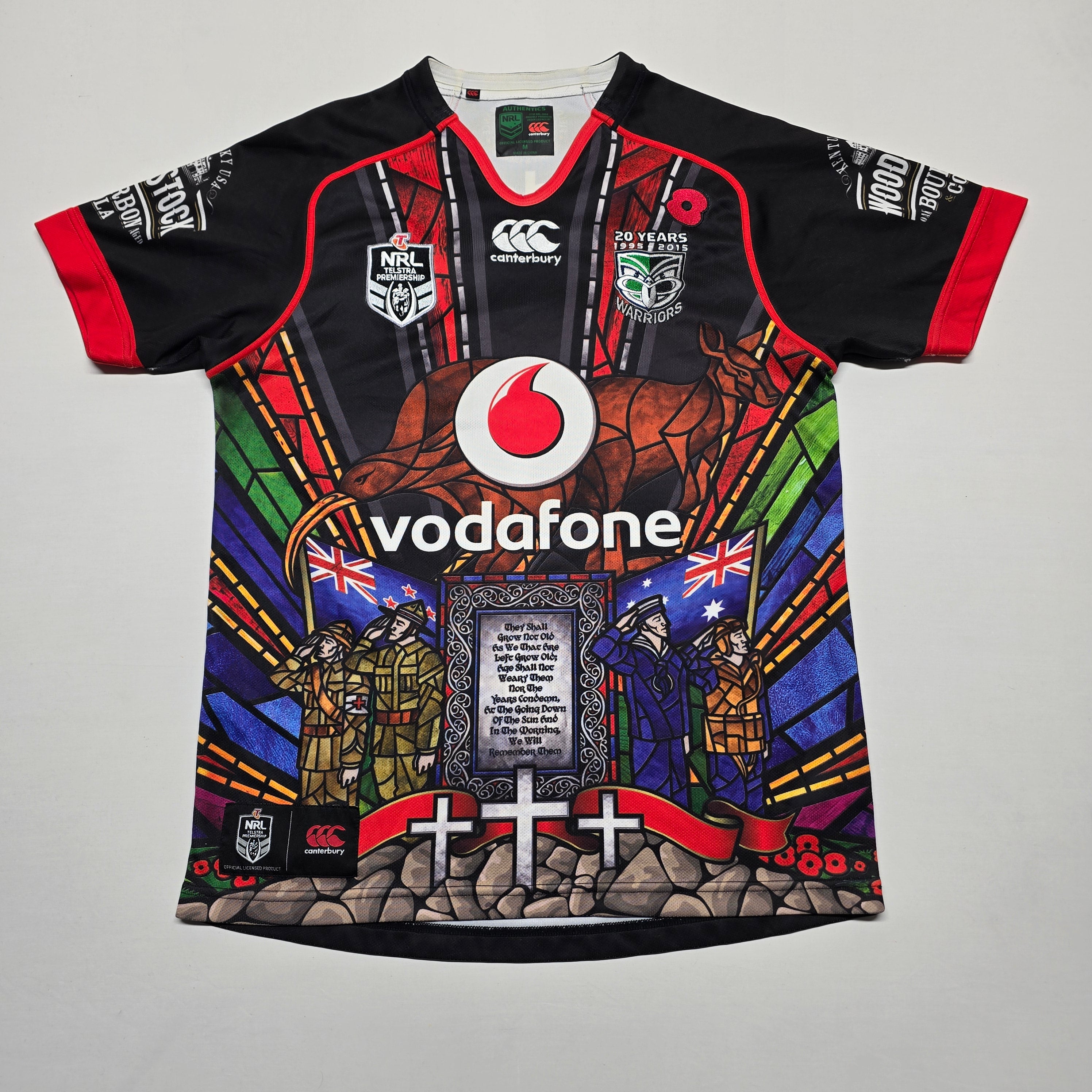 NZ Warriors 2015 ANZAC Jersey - Medium