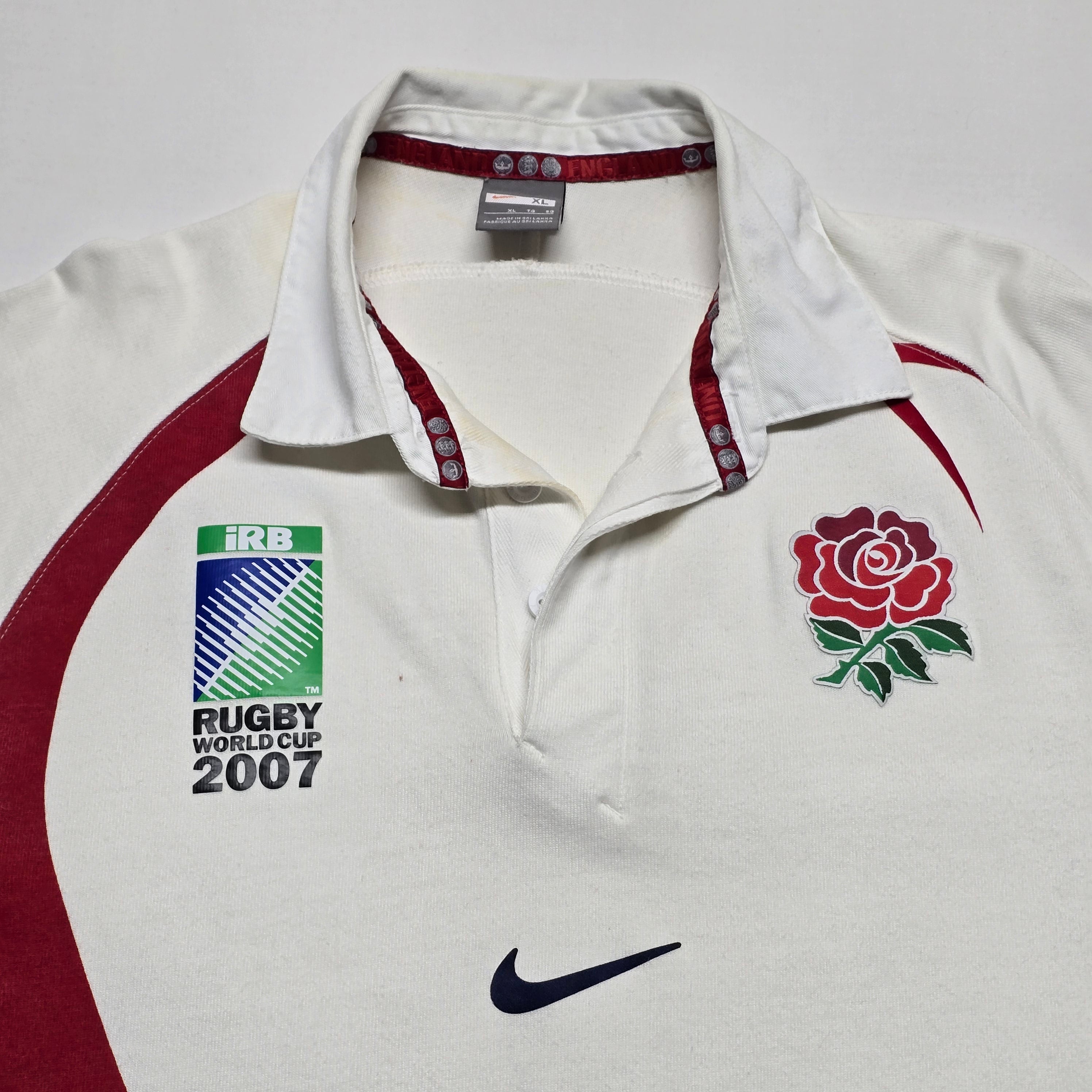 England Rugby 2007 RWC Long-Sleeve Jersey - XL