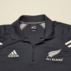 All Blacks 2003 1/4 Zip Polo - XL