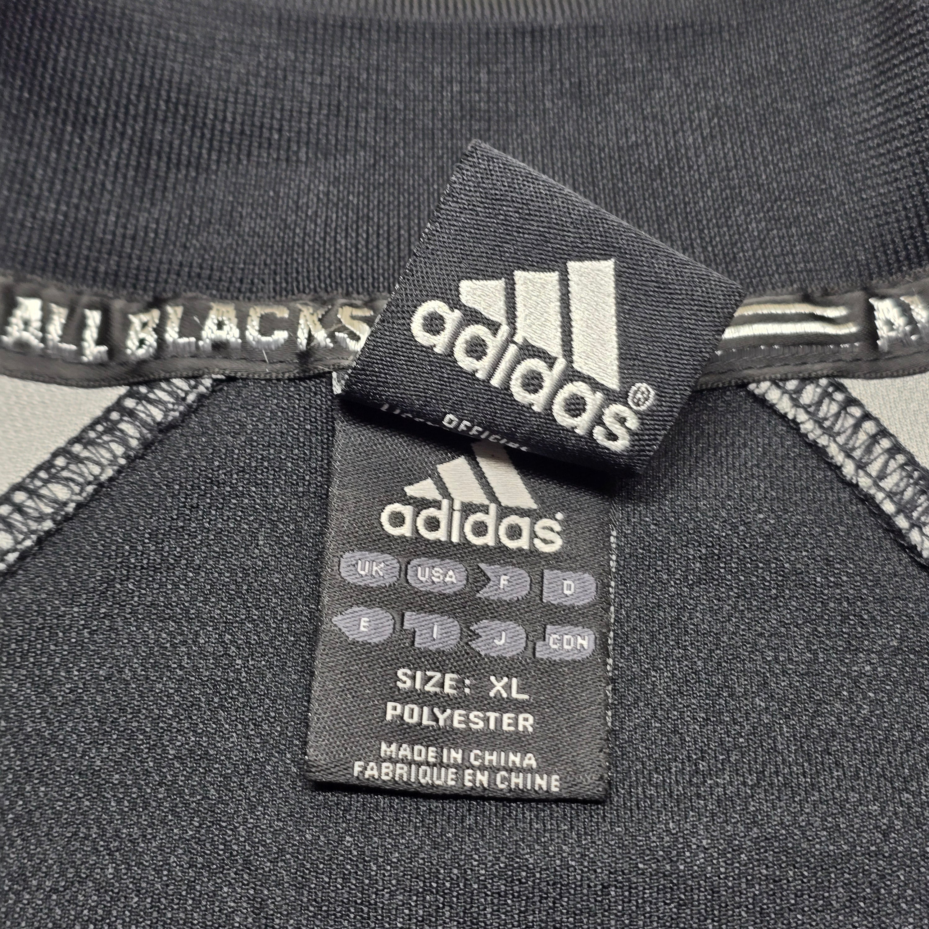 All Blacks 2003 1/4 Zip Polo - XL