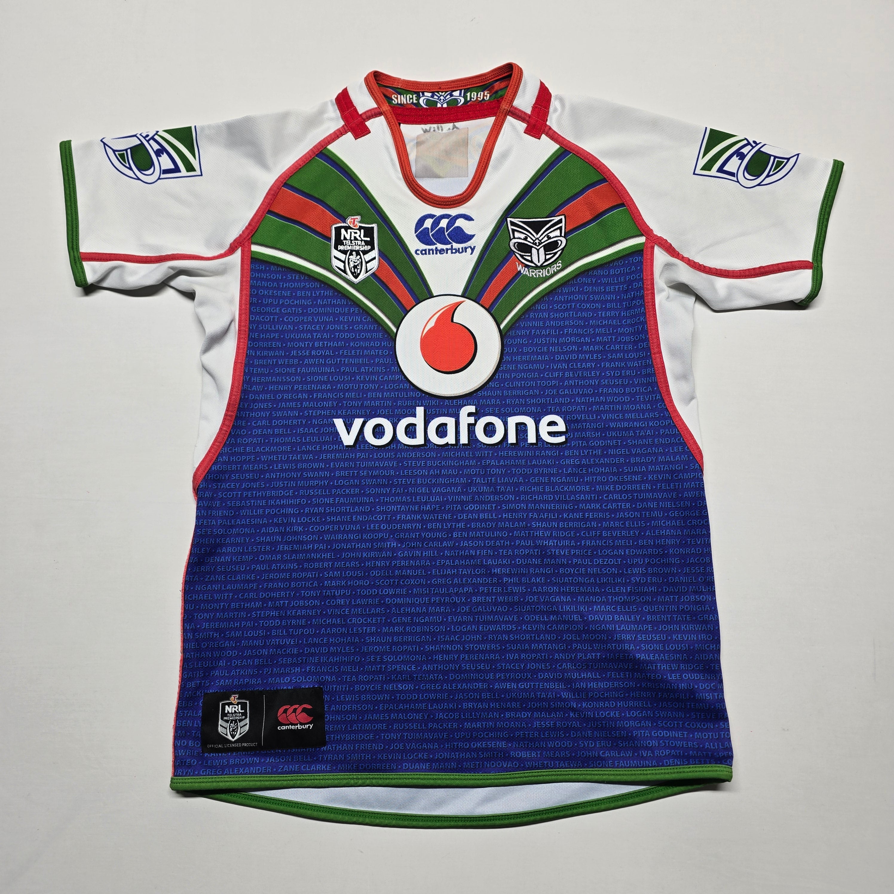 NZ Warriors 2014 Heritage Jersey - 11/12YRS