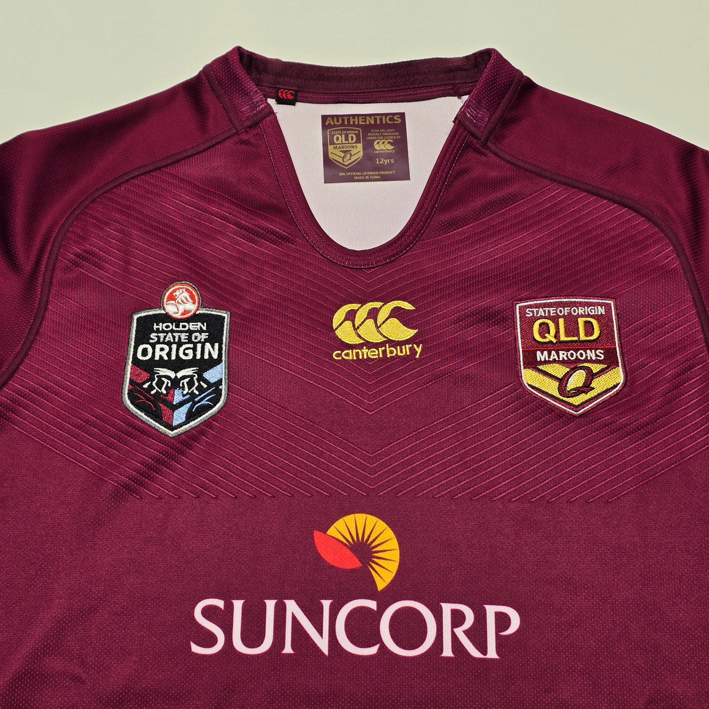 Queensland Maroons 2015 Jersey - 12YRS