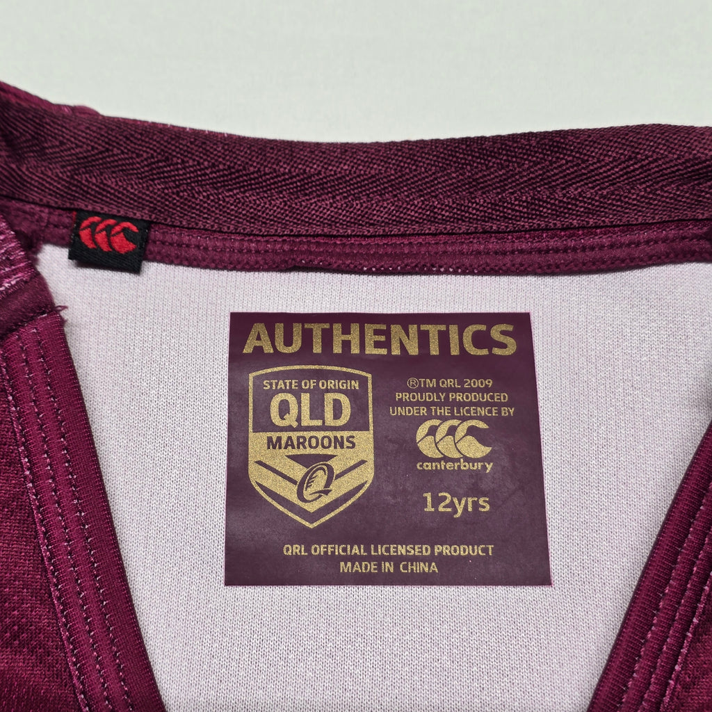 Queensland Maroons 2015 Jersey - 12YRS
