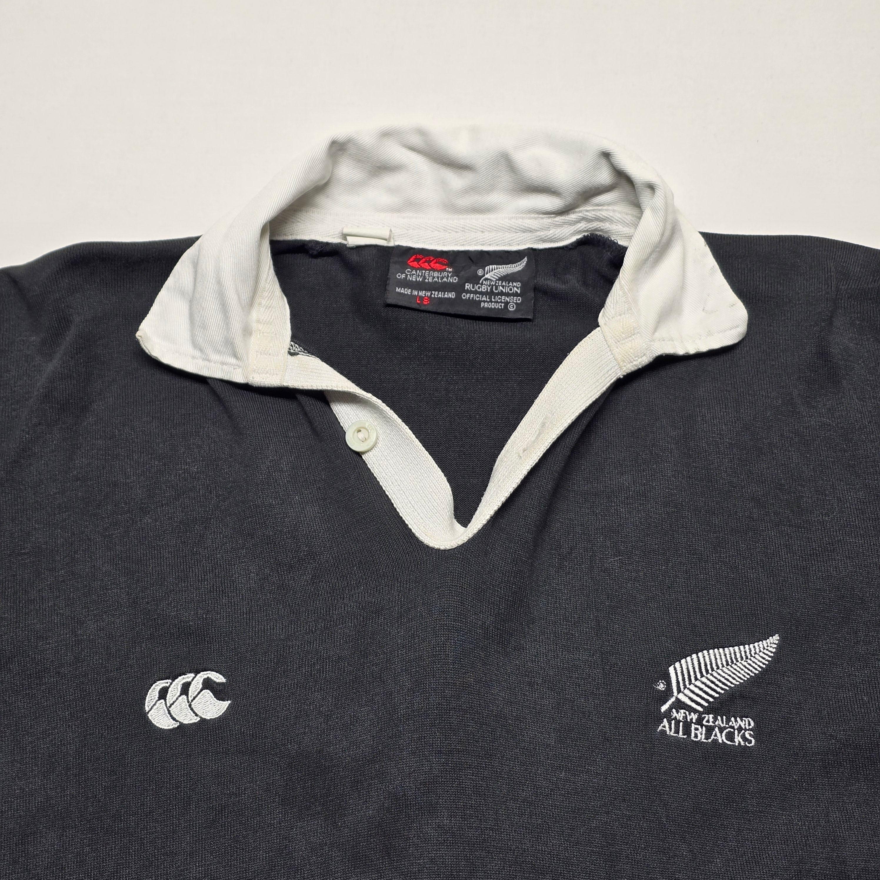 All Blacks 90's Home Jersey - Boys Large (16YRS)