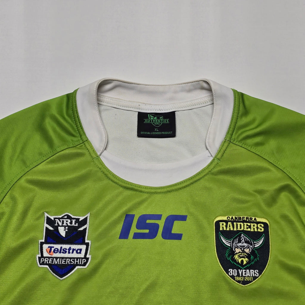 Canberra Raiders 2011 Home Jersey - XL