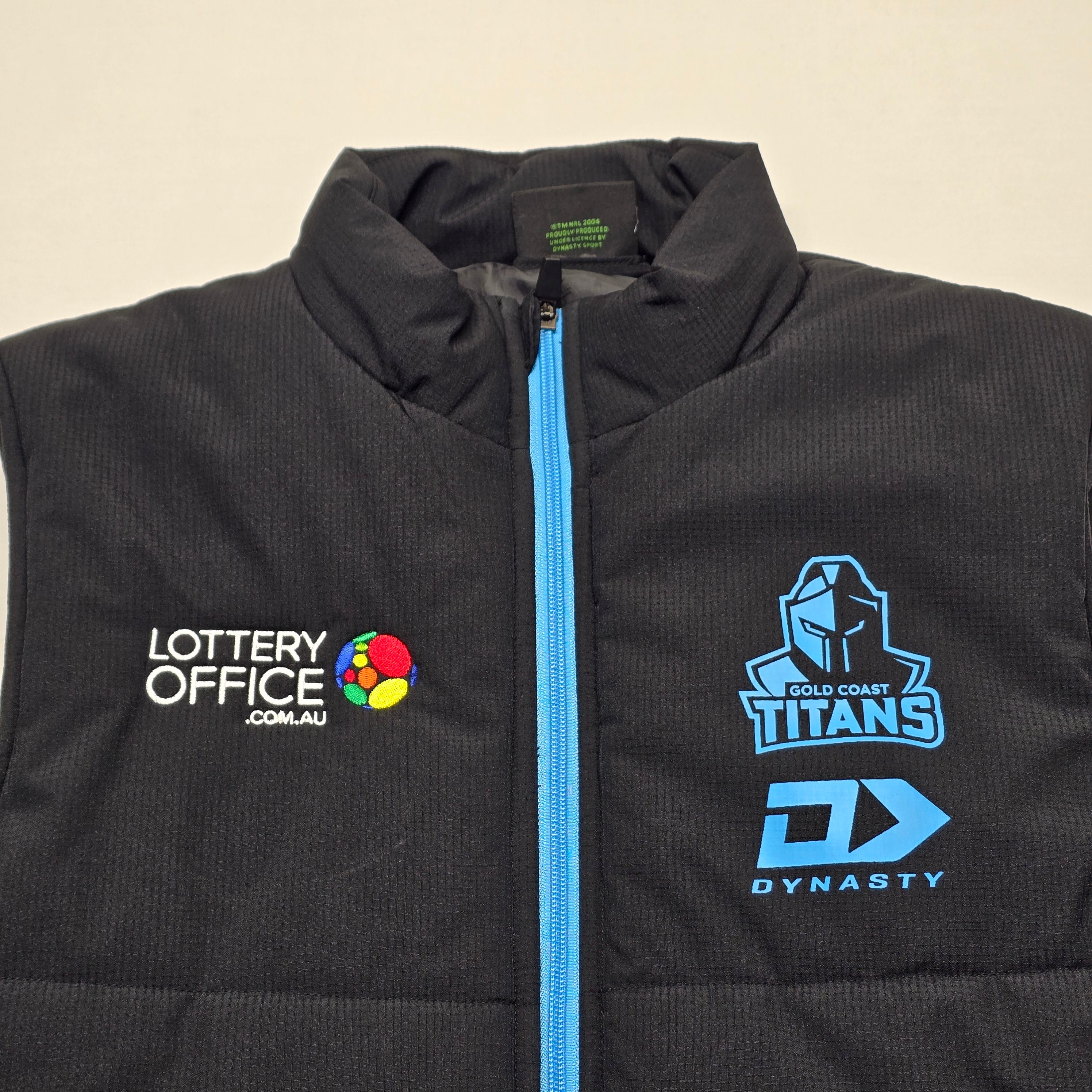 Gold Coast Titans Puffer Vest - Large