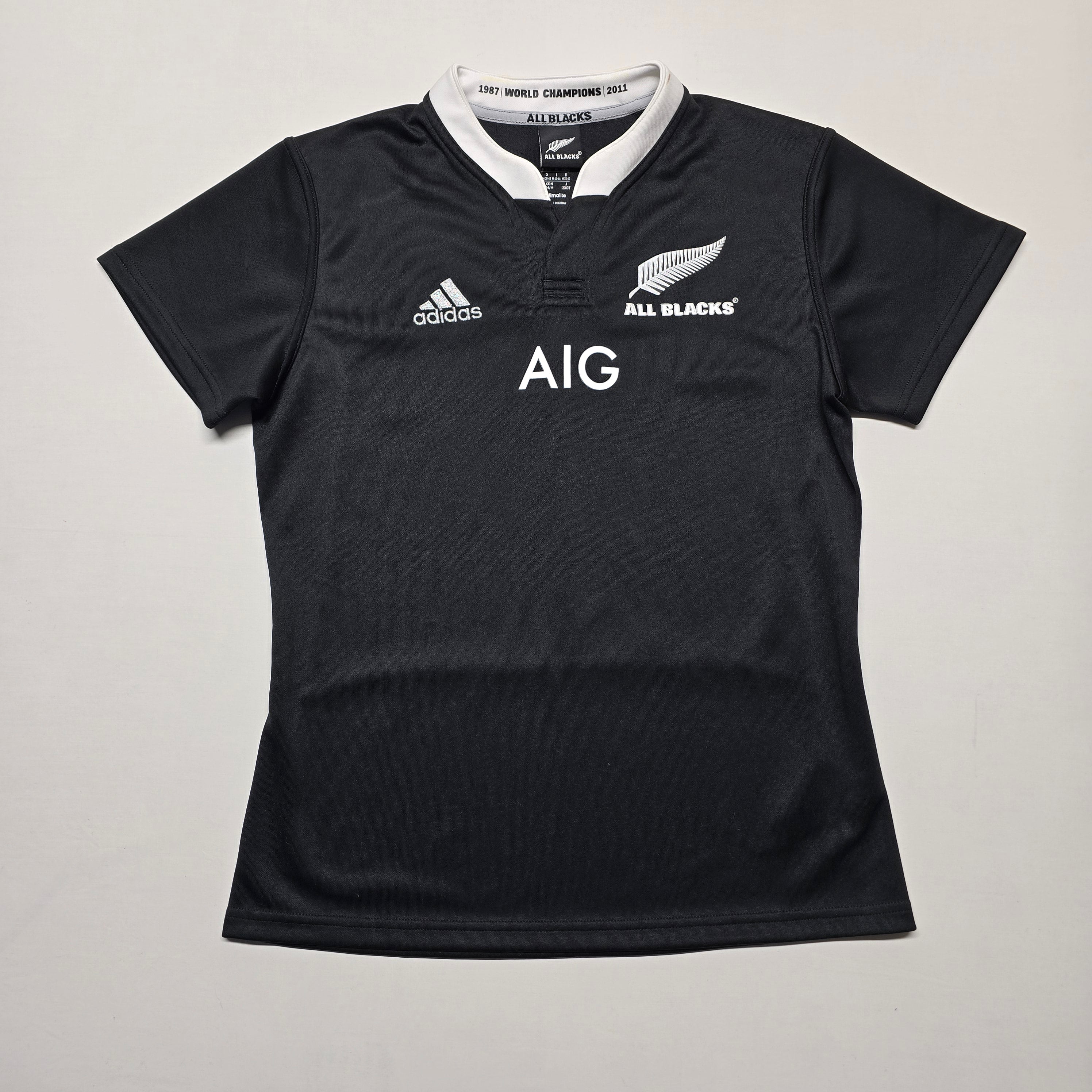 All Blacks 2013/14 Home Jersey - Womens Medium