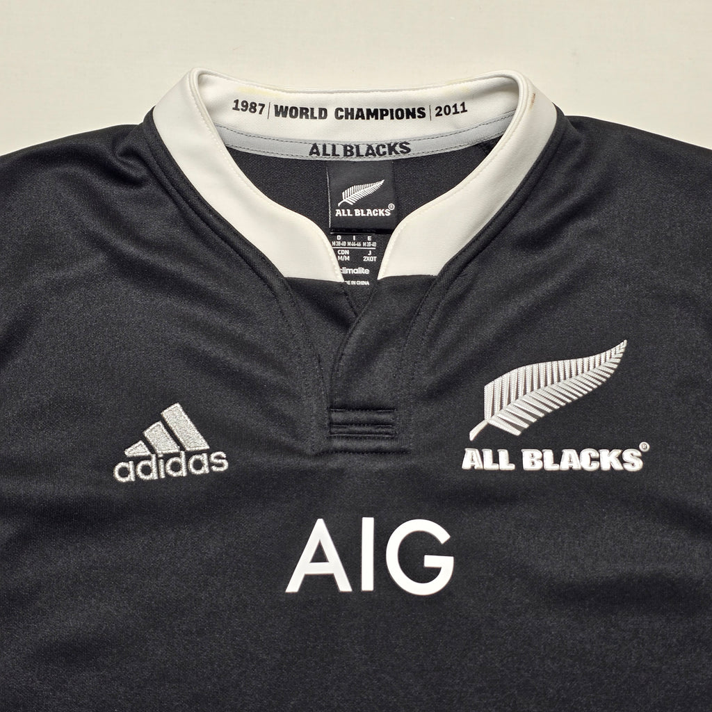 All Blacks 2013/14 Home Jersey - Womens Medium