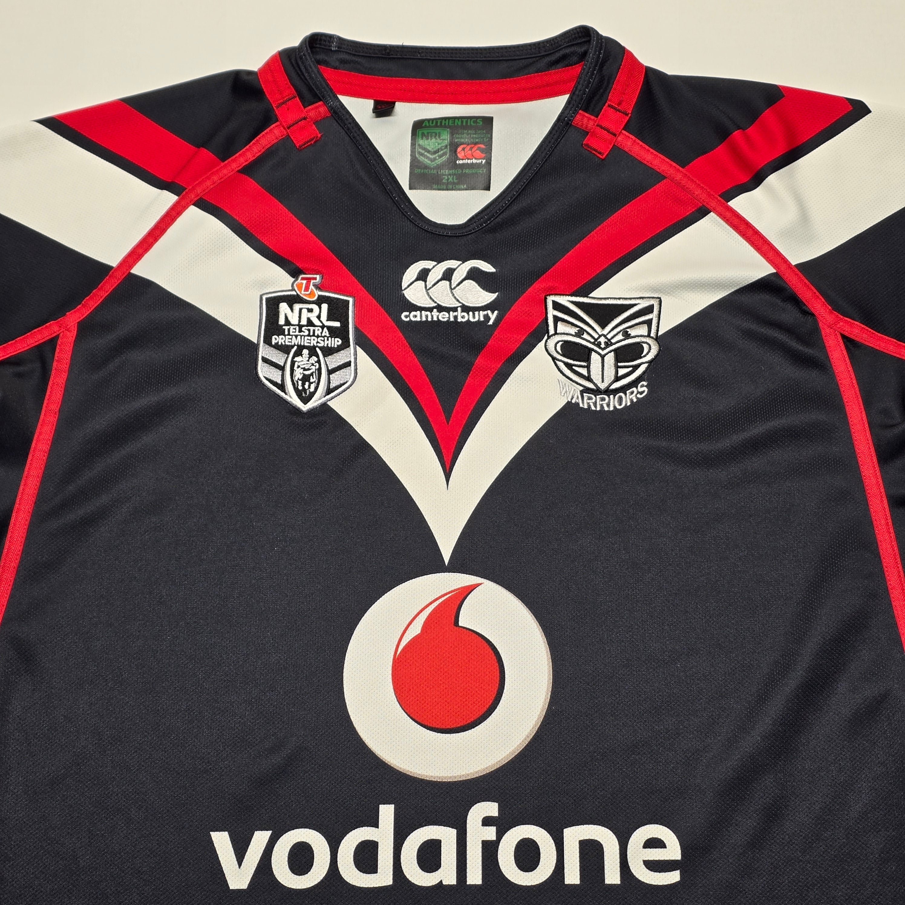 NZ Warriors 2012-14 Home Jersey - 2XL