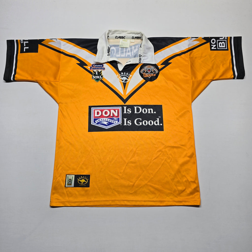 Wests Tigers 2001 Home Jersey - Large