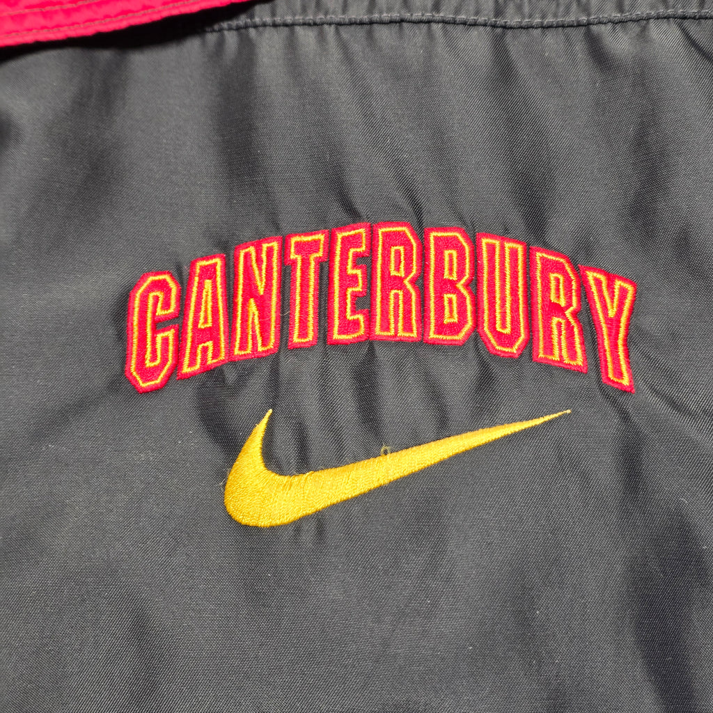 Canterbury Rugby (CRFU) 1990's Stadium Jacket - Medium