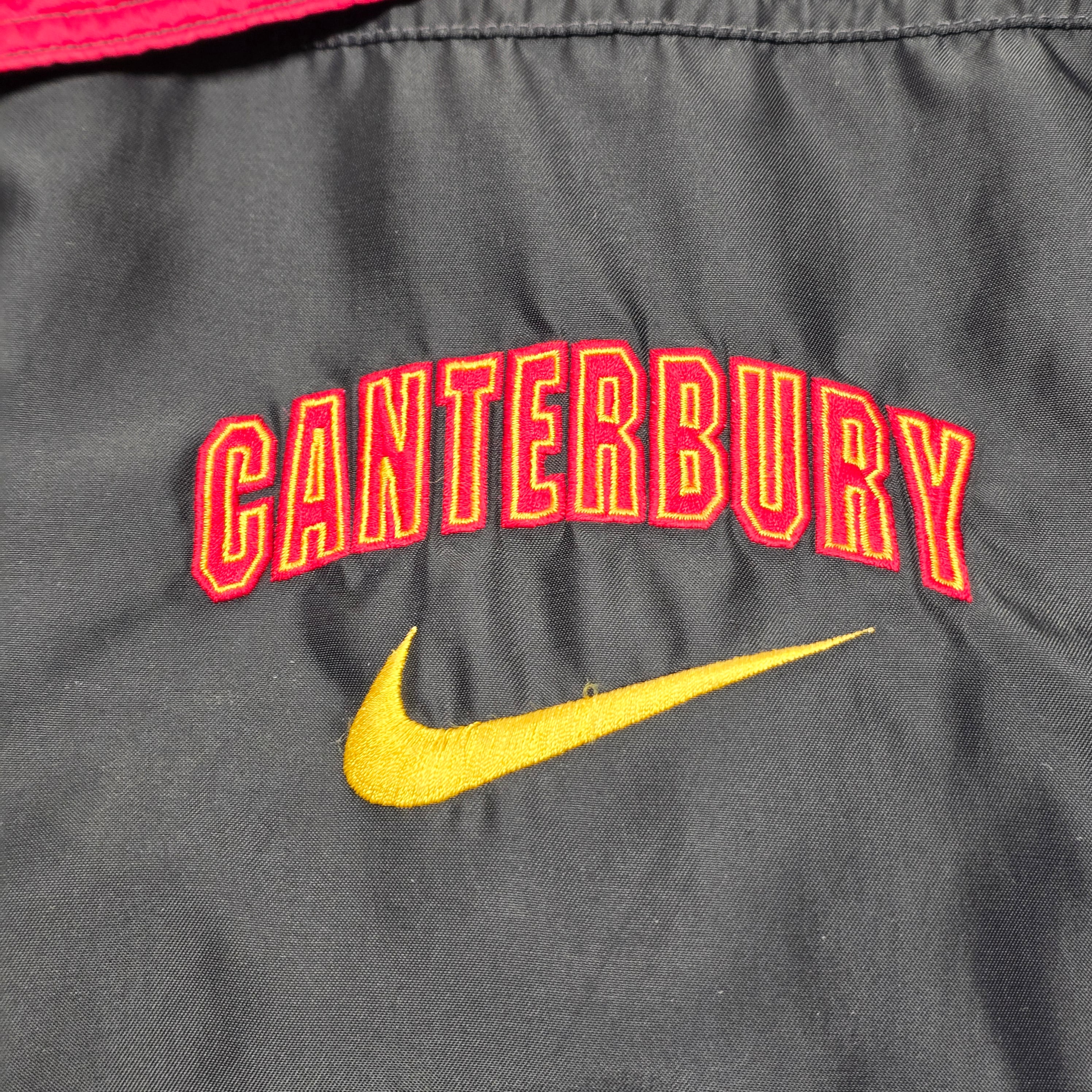 Canterbury Rugby (CRFU) 1990's Stadium Jacket - Medium