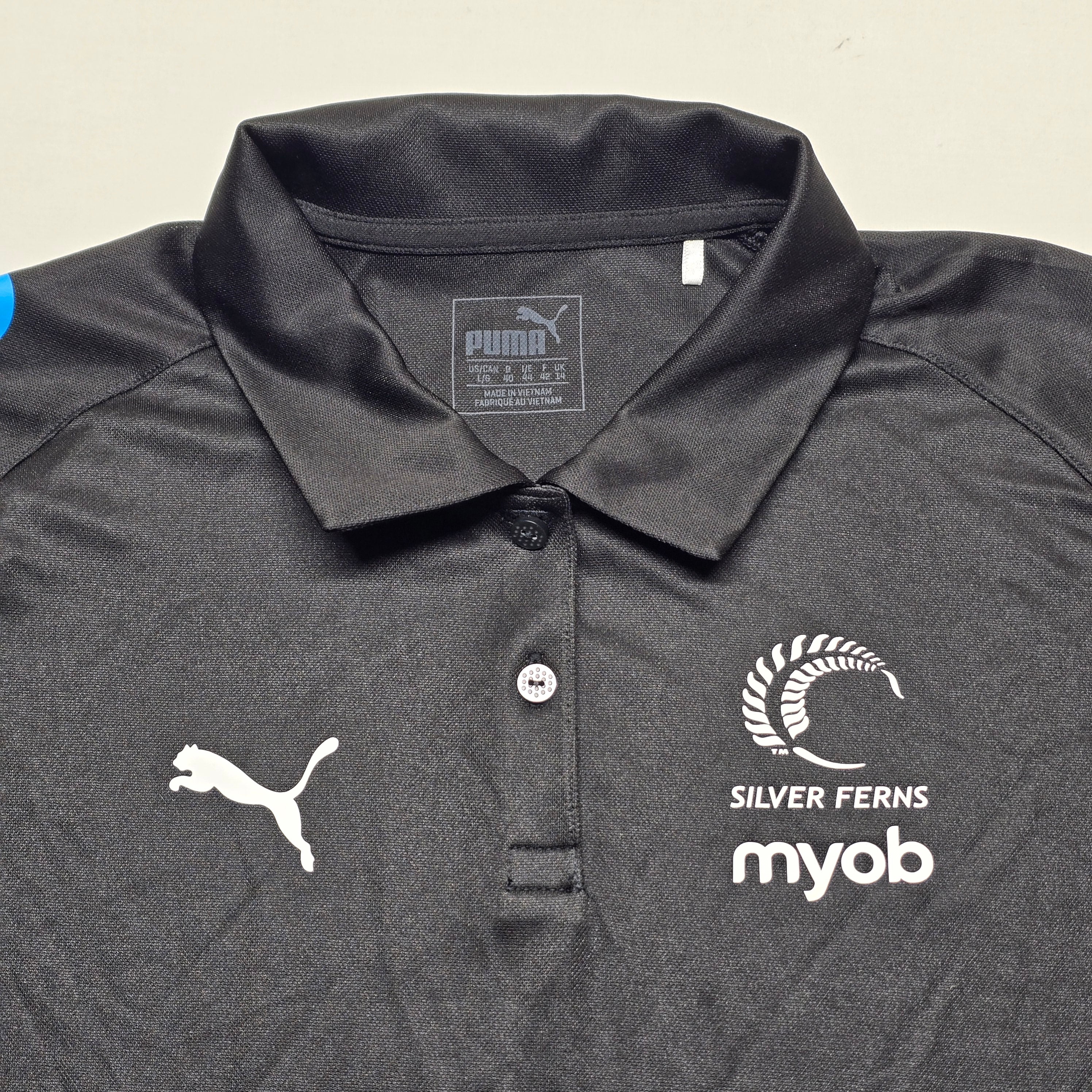 Silver Ferns Polo (Signed) - Large/14