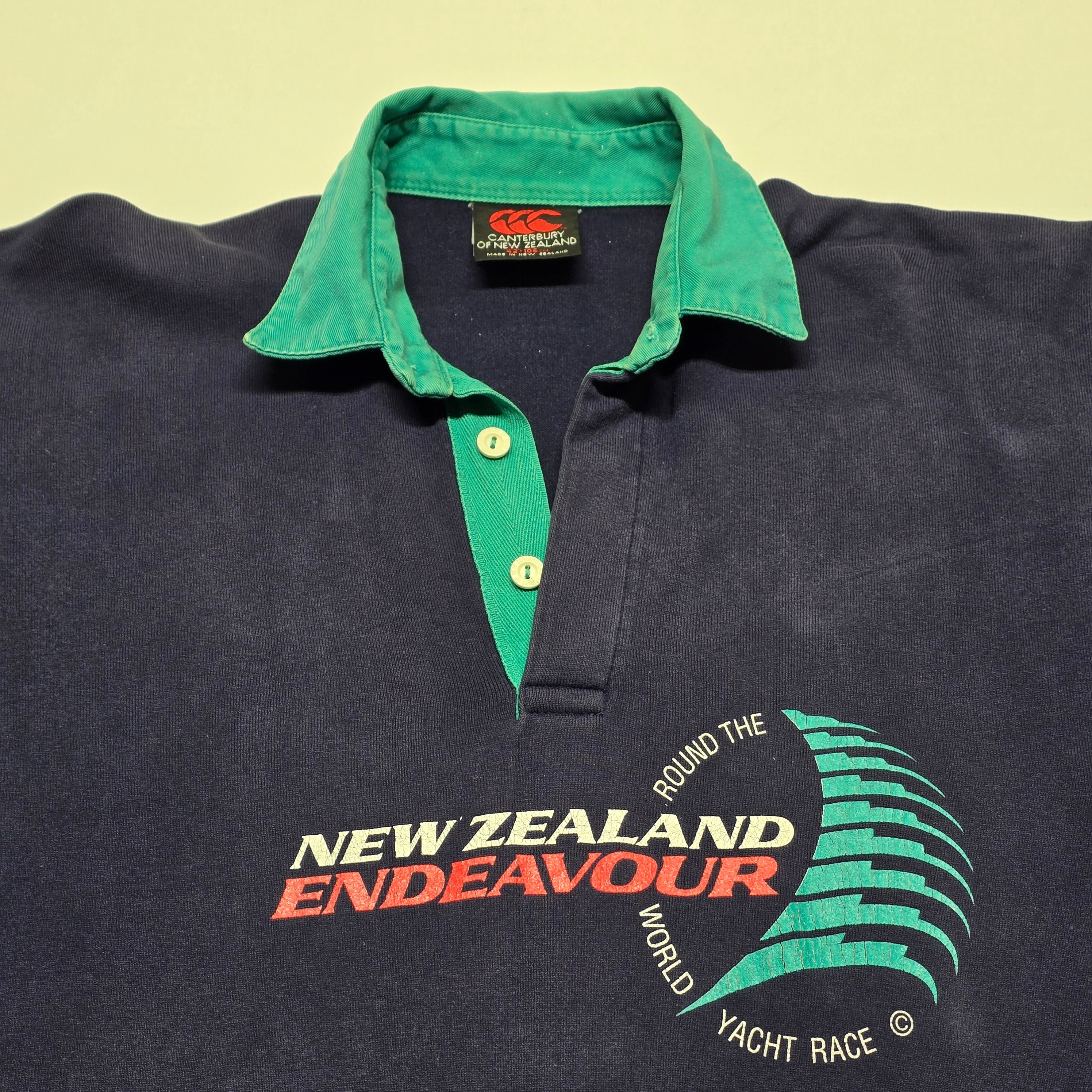 NZ Endeavour 1992/93 Long-sleeve Jersey - 42"-105