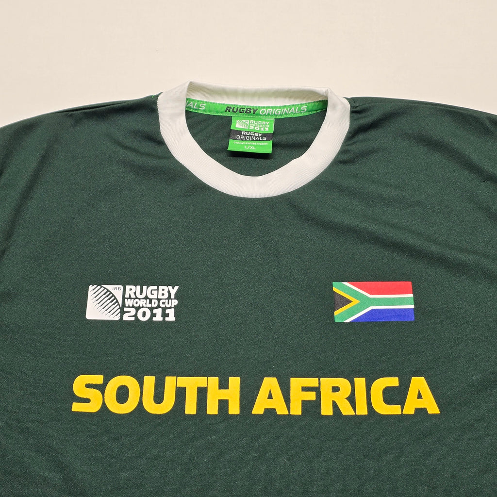 South Africa 2011 RWC Supporters T-shirt - L/XL