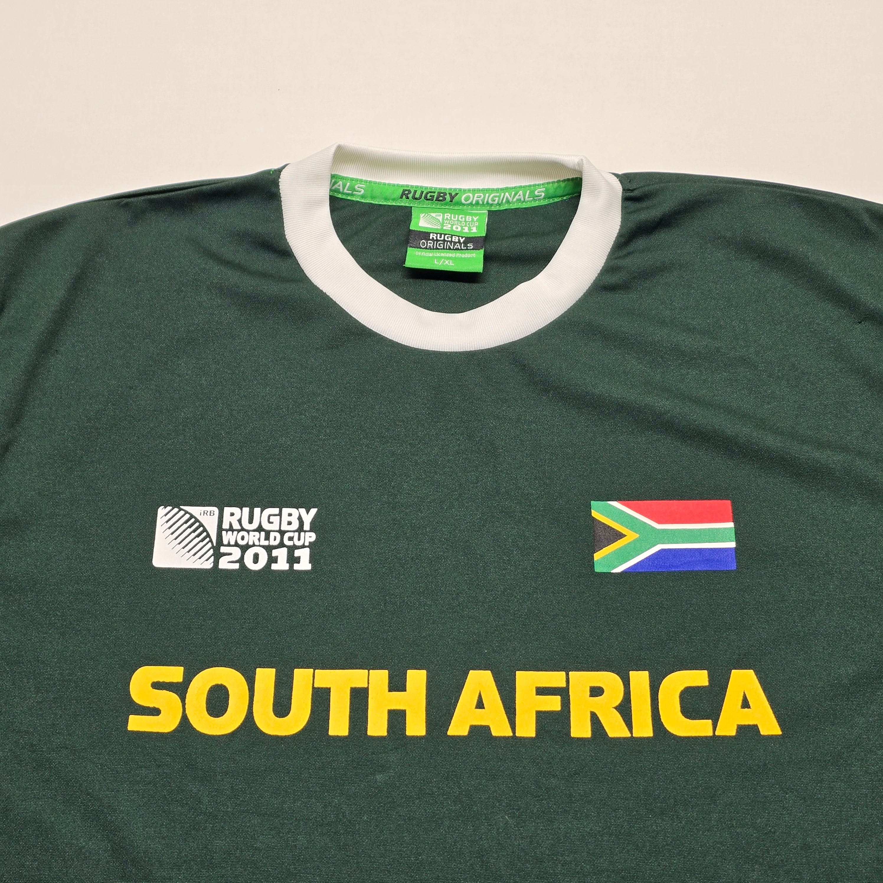 South Africa 2011 RWC Supporters T-shirt - L/XL