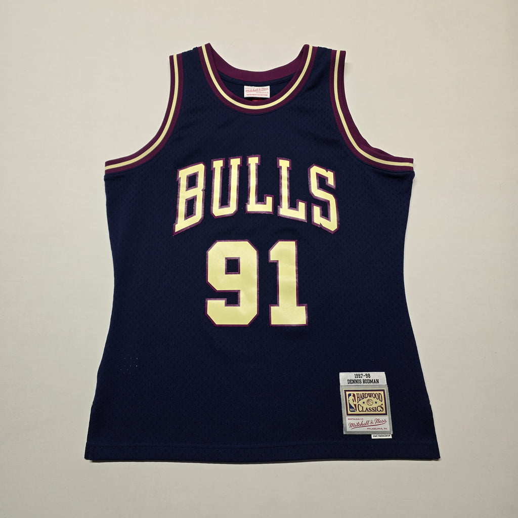 Chicago Bulls #91 Dennis Rodman Jersey - Medium