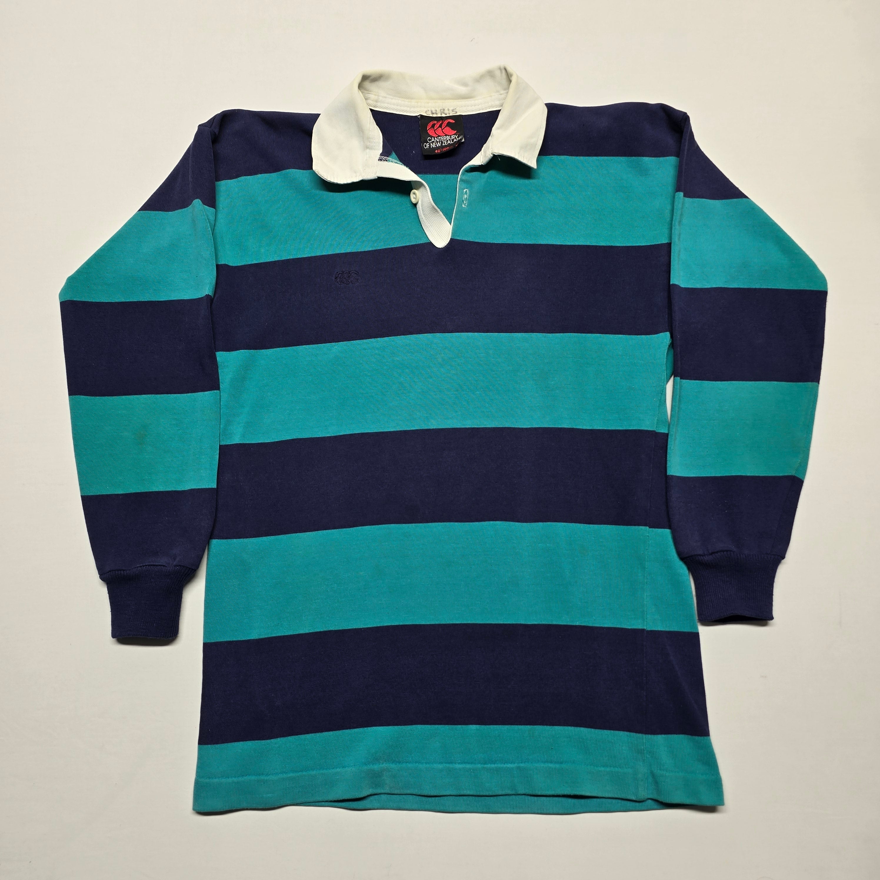 Vintage 90's CCC NZ made Rugby Jersey - 40"-100cm (XS)