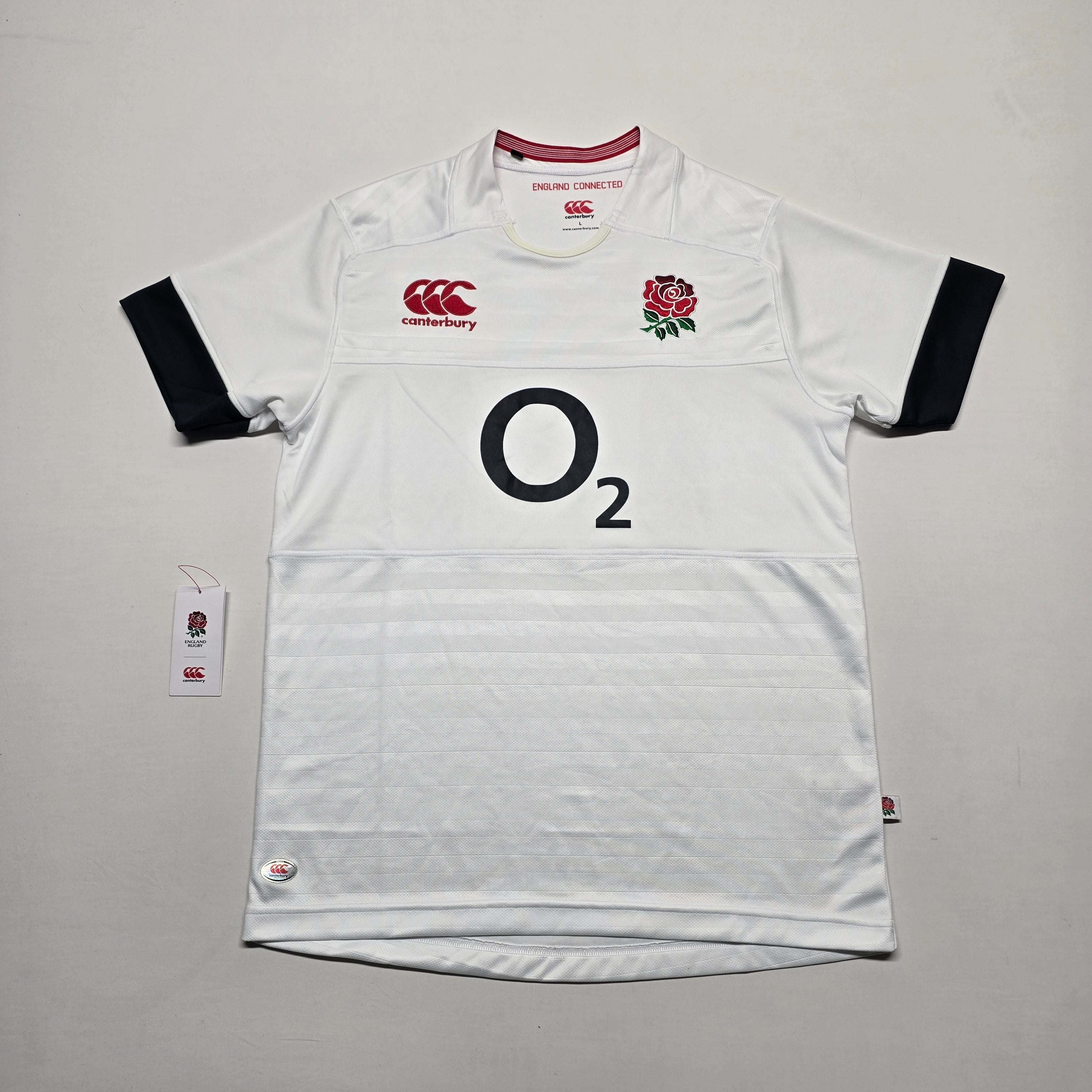 England Rugby 2014 Home Jersey - Large
