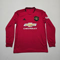 Manchester United 2019 Home Long-Sleeve Shirt - Medium