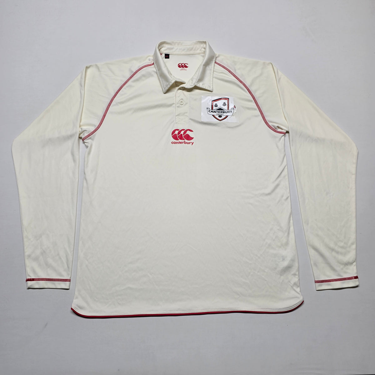 Canterbury Cricket Long-sleeve Shirt - XL