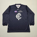 Carlton Football Long-Sleeve AFL Jersey - XL