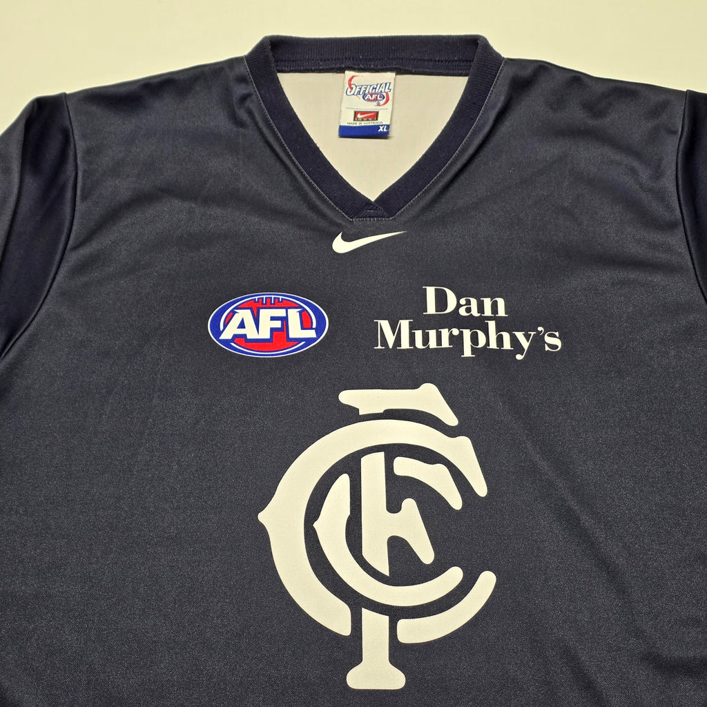Carlton Football Long-Sleeve AFL Jersey - XL