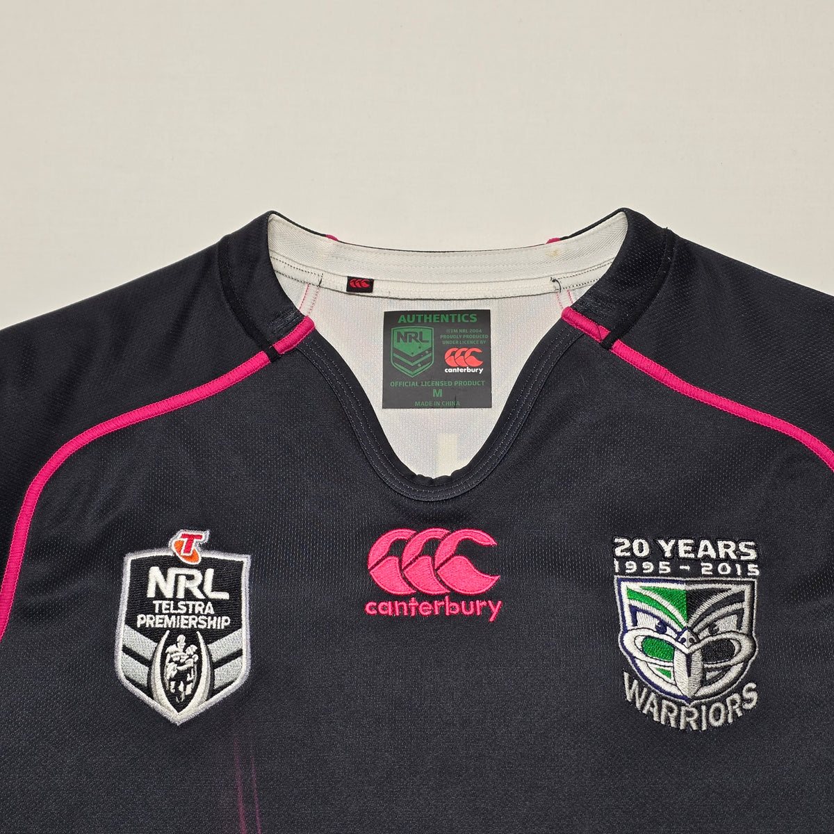 NZ Warriors 2015 Women in League Jersey - Medium