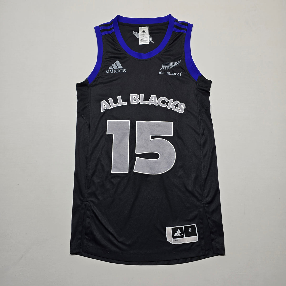 All Blacks 2015 Basketball Singlet - Small