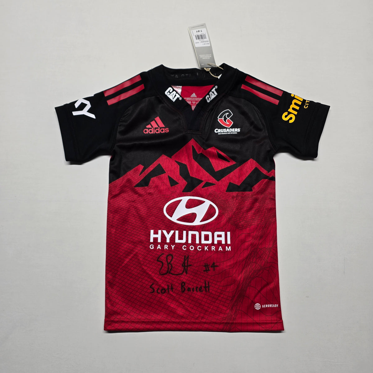 Crusaders 2022/23 Home Jersey (BNWT'S/Signed) - 7-8YRS