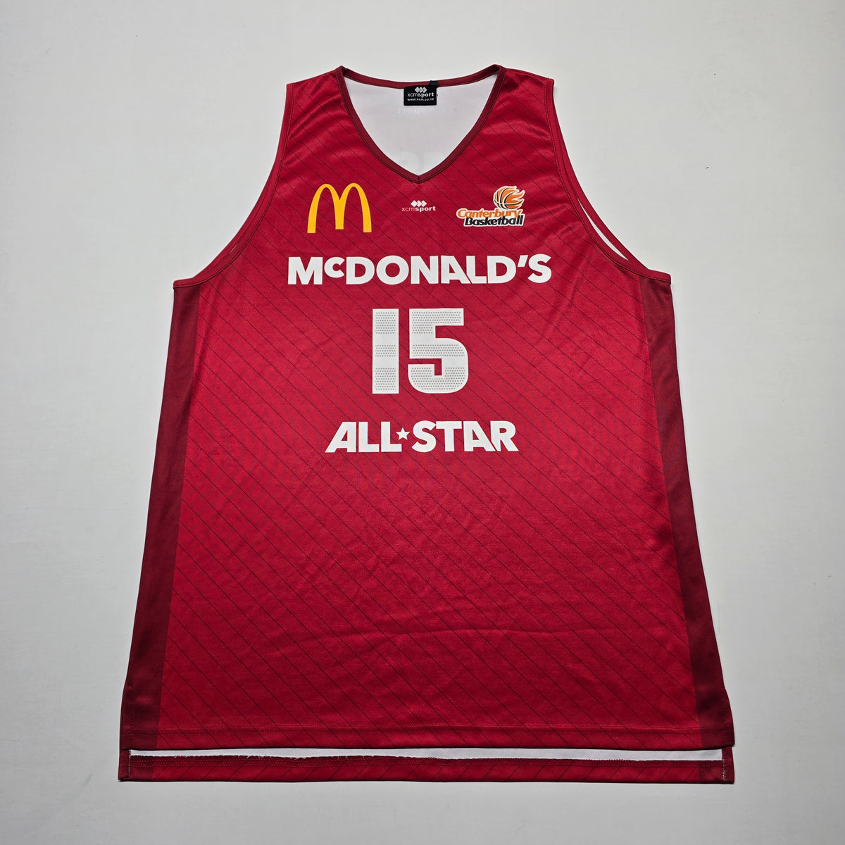 Canterbury Basketball Allstars #15 Jersey - 2XL/3XL