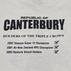 Canterbury Rugby (CRFU) / Crusaders 2002 T-shirt - Medium