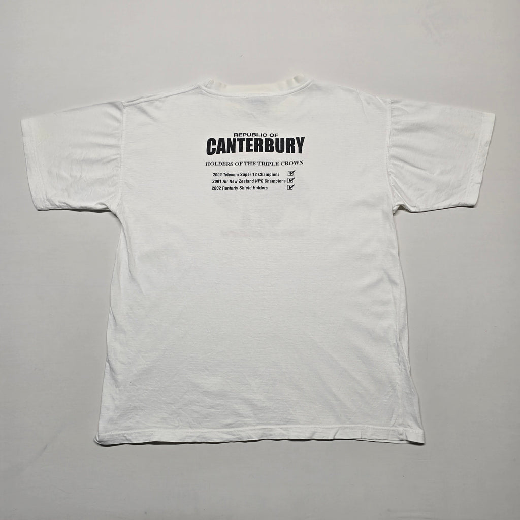 Canterbury Rugby (CRFU) / Crusaders 2002 T-shirt - Medium