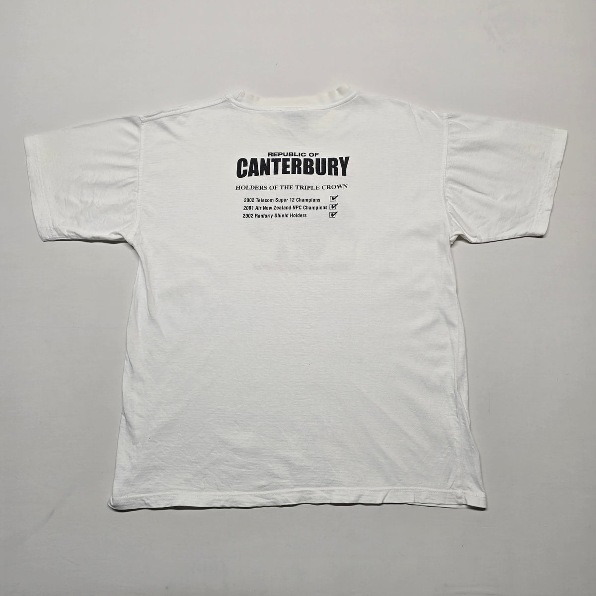 Canterbury Rugby (CRFU) / Crusaders 2002 T-shirt - Medium