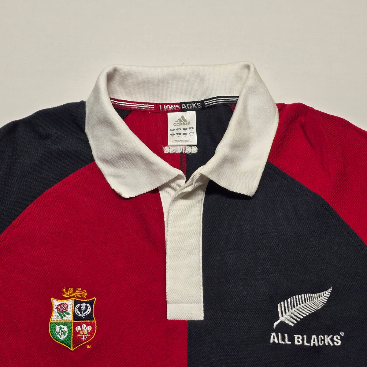 All Blacks + British & Irish Lions 2005 Tour Polo - Medium