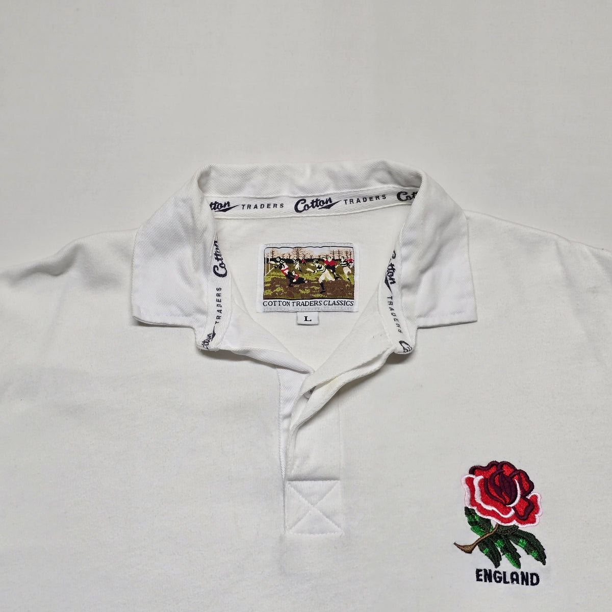 England Rugby 1990's Long-Sleeve Jersey - Large