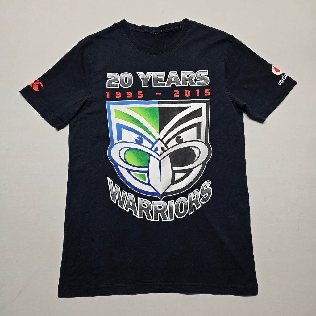 NZ Warriors 2015 20 Years T-shirt - Small
