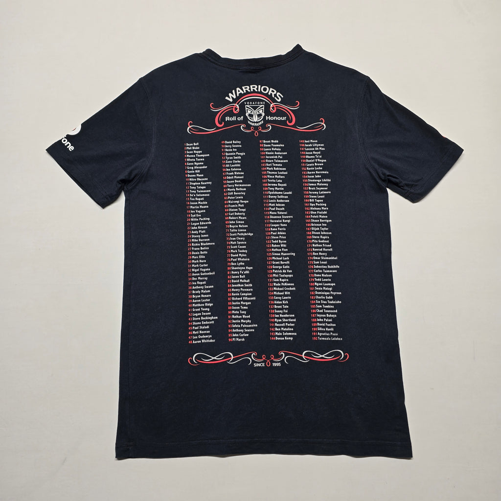 NZ Warriors 2015 20 Years T-shirt - Small