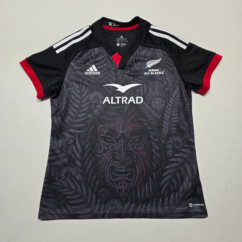 Maori All Blacks 2022 Home Jersey - Womens Large (16-18)
