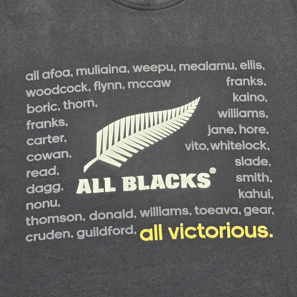 All Blacks 2011 "All Victorious" T-shirt - XL