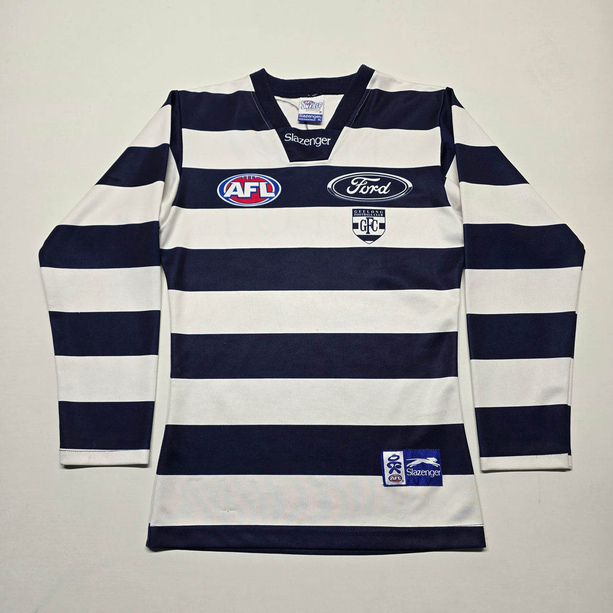 Geelong Cats AFL #18 Long-sleeve Jersey - Small