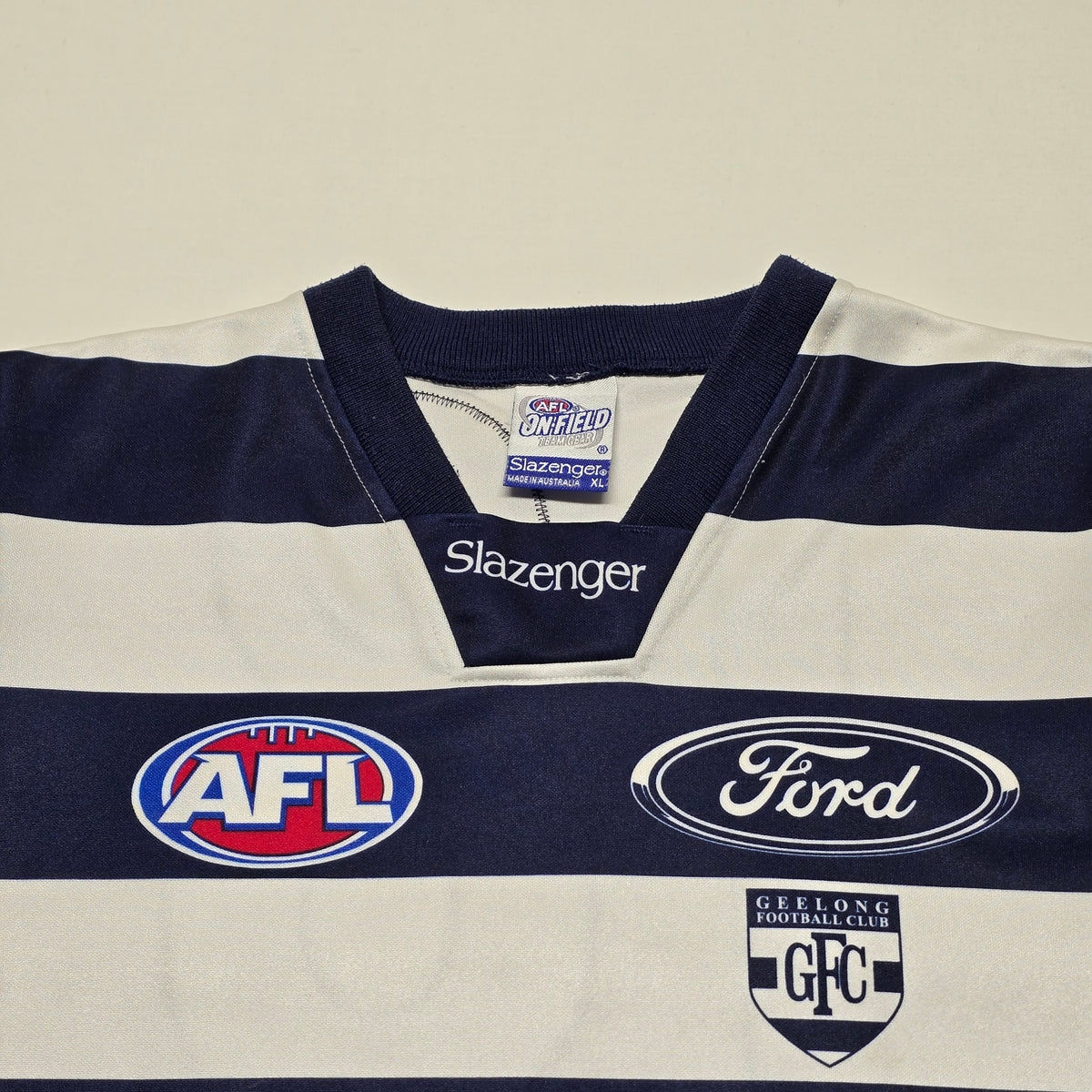 Geelong Cats AFL #18 Long-sleeve Jersey - Small