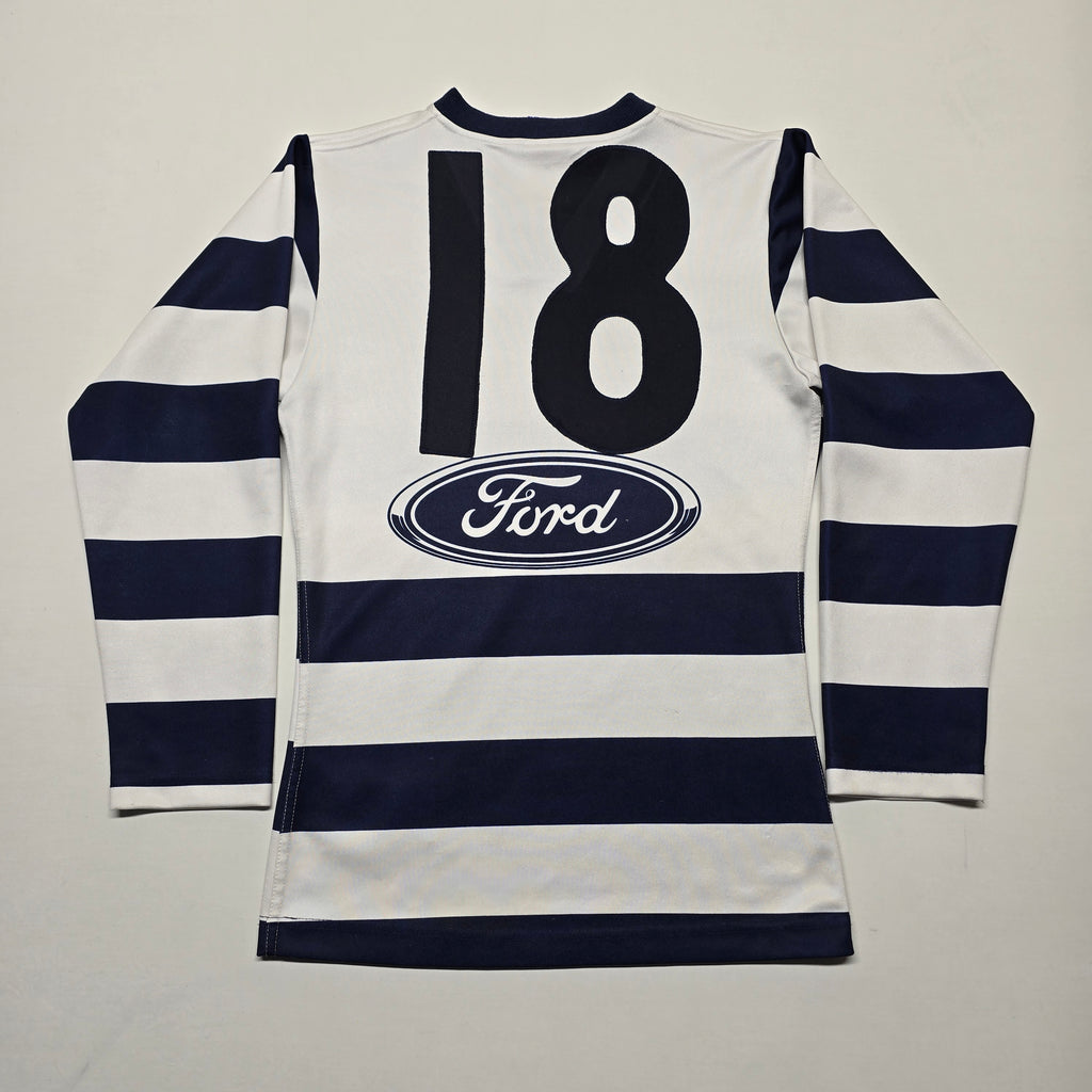 Geelong Cats AFL #18 Long-sleeve Jersey - Small