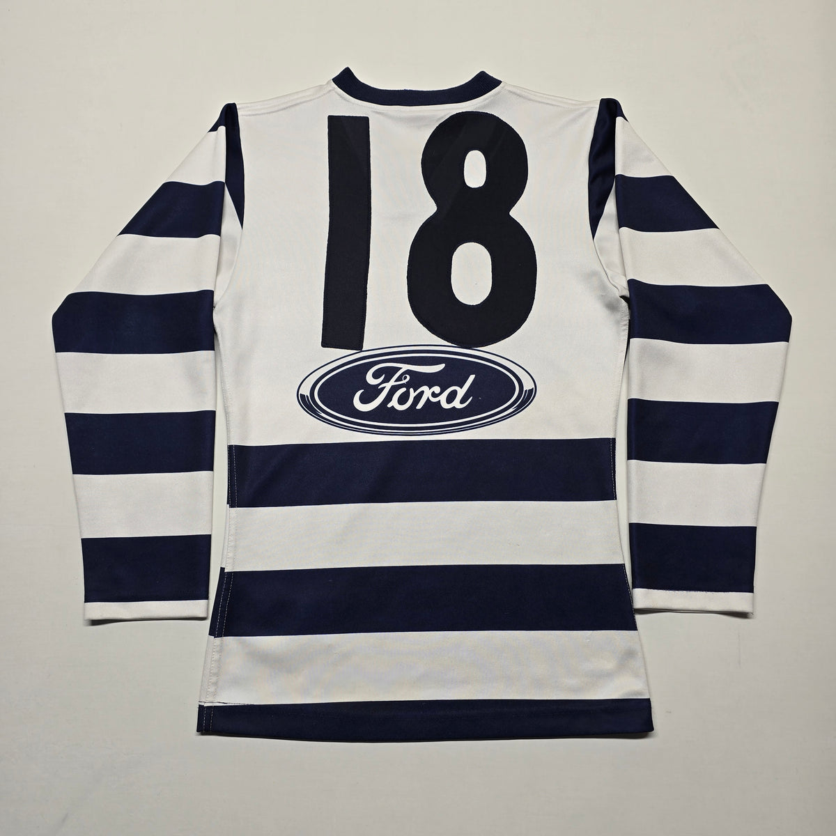 Geelong Cats AFL #18 Long-sleeve Jersey - Small