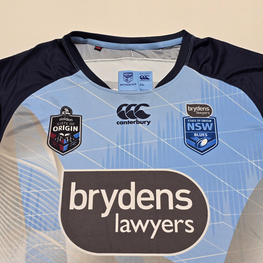 NSW Blues Long-sleeve Training T-shirt - 2XL